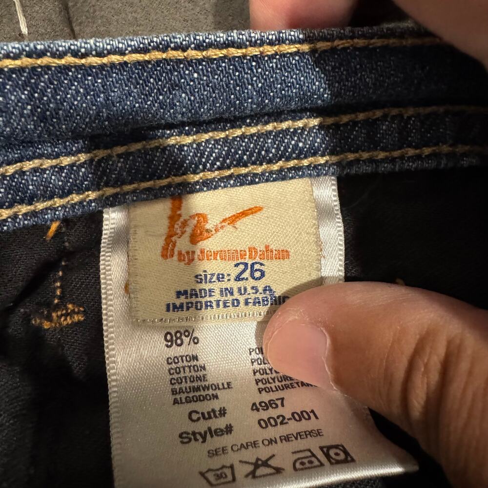 Citizens of Humanity Ingrid Low Waist Flare Jeans Dark Wash Stretch Size 26 - Picture 5 of 11